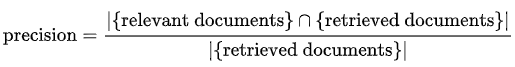 Precision formula